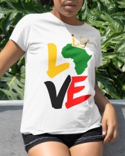 Black history month African map LOVE black Classic T-Shirt apparel-classic-tshirt-lifestyle-front-234