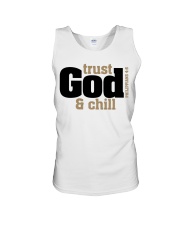 TRUST GOD AND CHILL Unisex Tank tile