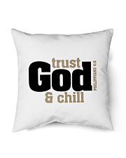 TRUST GOD AND CHILL Indoor Pillow tile