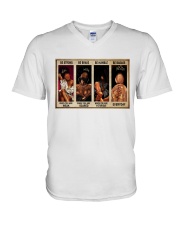Be strong - Be badass V-Neck T-Shirt tile