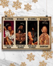 Be strong - Be badass 36x24 Poster aos-poster-landscape-36x24-lifestyle-27