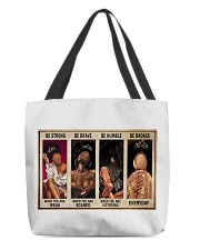 Be strong - Be badass All-Over Tote tile