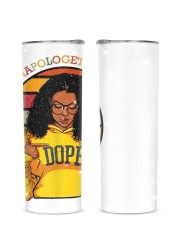 Unapologetically Dope Glitter Tumbler tile