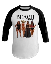 Beach Please Baseball Tee tile
