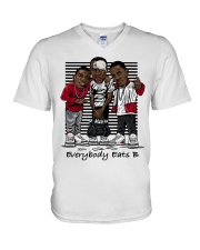 Everybody Eats B V-Neck T-Shirt tile