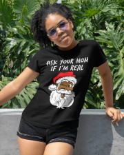 Ask your mom if I'm real black santa Classic T-Shirt apparel-classic-tshirt-lifestyle-front-232