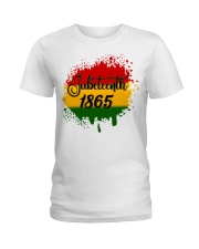 Juneteenth 1865 Ladies T-Shirt tile