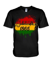 Juneteenth 1865 V-Neck T-Shirt tile