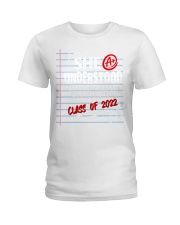 She understood the assignment Graduation design Ladies T-Shirt tile