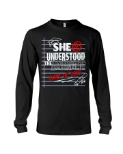 She understood the assignment Graduation design Long Sleeve Tee tile