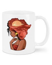 Afro girl African Map Safari Hair red Mugs tile