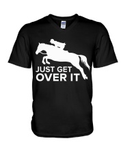 Just Get Over It V-Neck T-Shirt tile