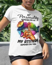 My Attitude Depends On You Classic T-Shirt apparel-classic-tshirt-lifestyle-front-234