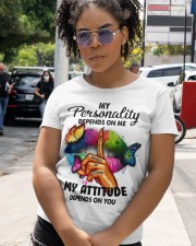 My Attitude Depends On You Classic T-Shirt apparel-classic-tshirt-lifestyle-front-236