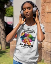 My Attitude Depends On You Classic T-Shirt apparel-ladies-t-shirt-lifestyle-front-83