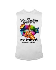 My Attitude Depends On You Sleeveless Tee tile