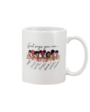 God says you are Mug tile