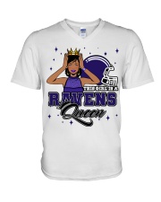 Ravens Queen V-Neck T-Shirt tile
