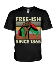 Freeish Since 1865 V-Neck T-Shirt tile