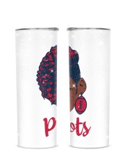 Patriots Glitter Tumbler tile