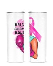 Bald Chicks Rule Glitter Tumbler tile