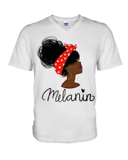 Melanin 2 V-Neck T-Shirt tile