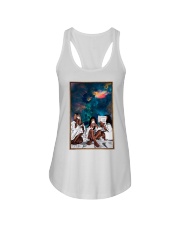 Black Girl Been Magic 3 Ladies Flowy Tank tile