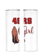 49ers Glitter Tumbler tile
