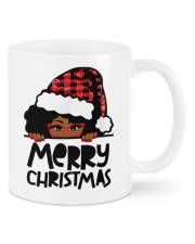 Merry Christmas black girl red glasses 1 Mugs tile