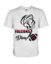 Falcons Diva V-Neck T-Shirt tile