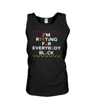 I'm rooting for everybody black Unisex Tank tile