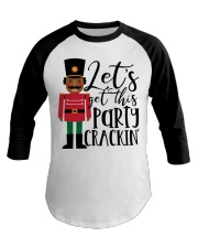 Let's Get This Party Crackin' Baseball Tee tile