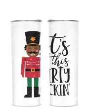 Let's Get This Party Crackin' Glitter Tumbler tile