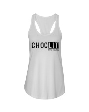 ChocLIT Melanin - Ebony Ladies Flowy Tank tile