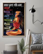 Afro God says you are 2 11x17 Poster lifestyle-poster-1