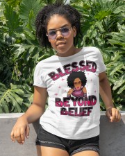 Blessed Beyond Belief Afro Lola Purple Classic T-Shirt apparel-classic-tshirt-lifestyle-front-233
