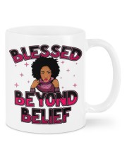 Blessed Beyond Belief Afro Lola Purple Mugs tile