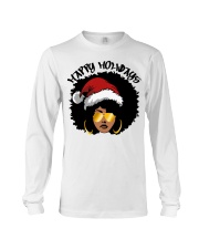 Happy Holiday Afro Black Girl Christmas Long Sleeve Tee tile