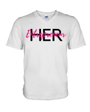 Entrepreneur Her V-Neck T-Shirt tile