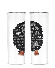 In your beautiful skin - GHT Glitter Tumbler tile
