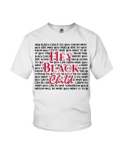 Hey Black Child Youth T-Shirt front