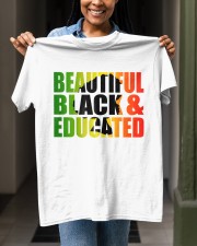 Beautiful Black and Educated Classic T-Shirt apparel-classic-tshirt-lifestyle-front-129
