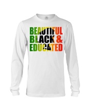 Beautiful Black and Educated Long Sleeve Tee tile