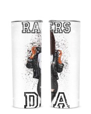 Raiders Glitter Tumbler tile