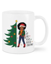 Afro little girl Christmas Joy Love Peace Mugs tile