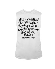 She is clothed in strength Sleeveless Tee tile