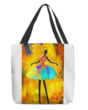 Colorful African Girls Ballerina Dancing 1 All-Over Tote tile