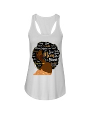 Black Mom Ladies Flowy Tank tile