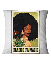 Black Girl Magic Square Pillowcase tile