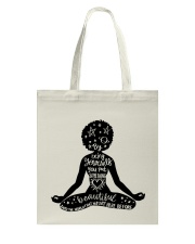 By being yourself Tote Bag tile